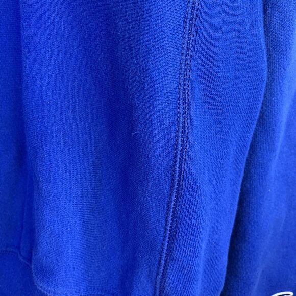 Champion Size M Crew Neck Sweatshirt Reverse Weave Royal Blue Oversized Pullover - Picture 5 of 9